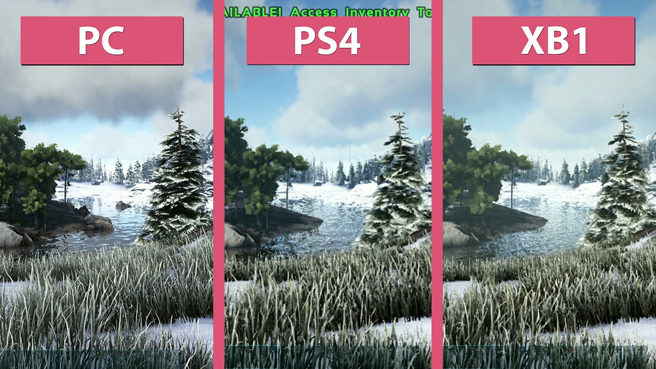 ARK: Survival Evolved - Release-Versionen von PC, PS4 und Xbox One im Grafikvergleich