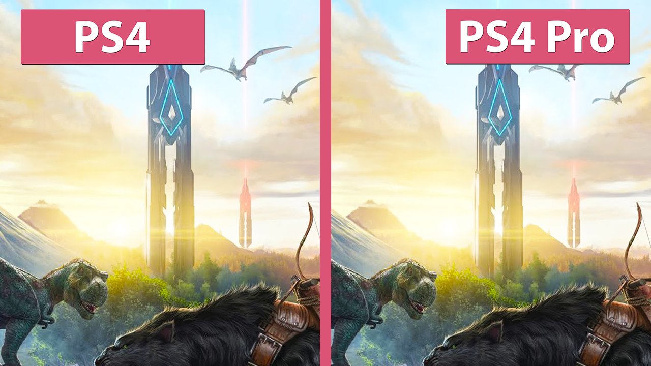 ARK: Survival Evolved - Grafikvergleich und Frame-Rate-Test der PS4- und PS4 Pro-Releaseversion