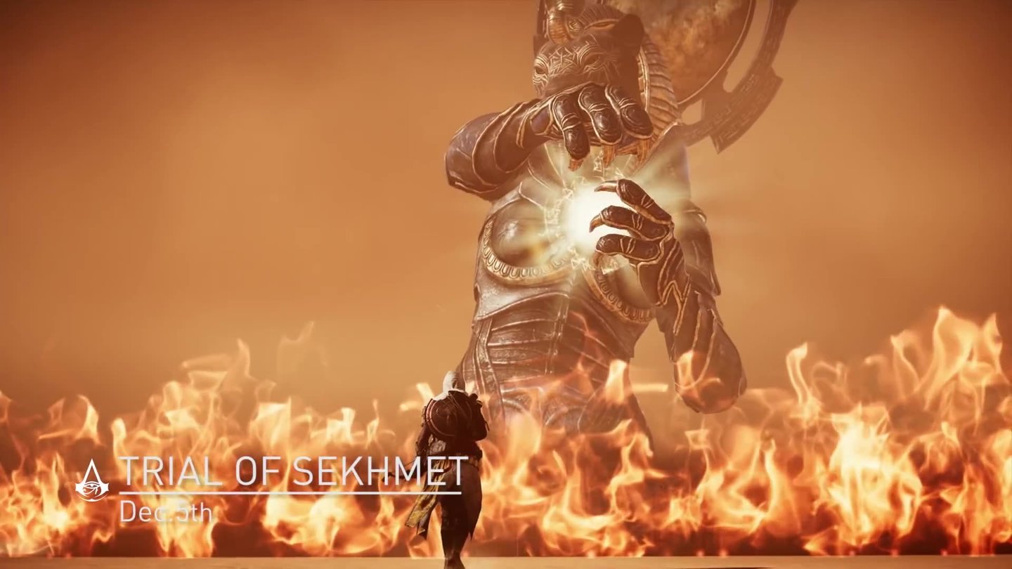 Assassins Creed: Origins - Trailer zur letzten Götterprüfung gegen die Kriegsgöttin Sekhmet