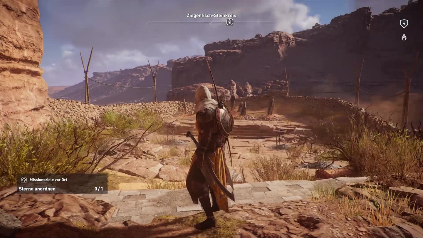 Assassins Creed: Origins - Steinkreis »Ziegenfisch« in Isolated Desert: Fundort + Lösung