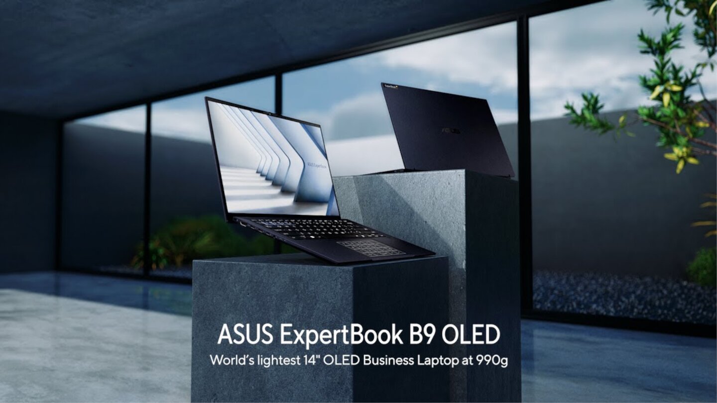 Asus ExpertBook B9: Ultraleichtes Profi-Notebook
