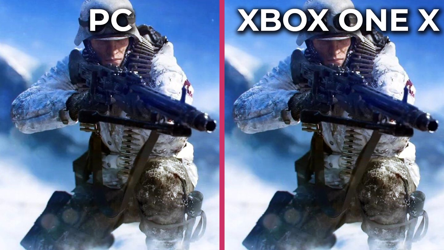 Battlefield 5 - PC gegen Xbox One X im Grafikvergleich