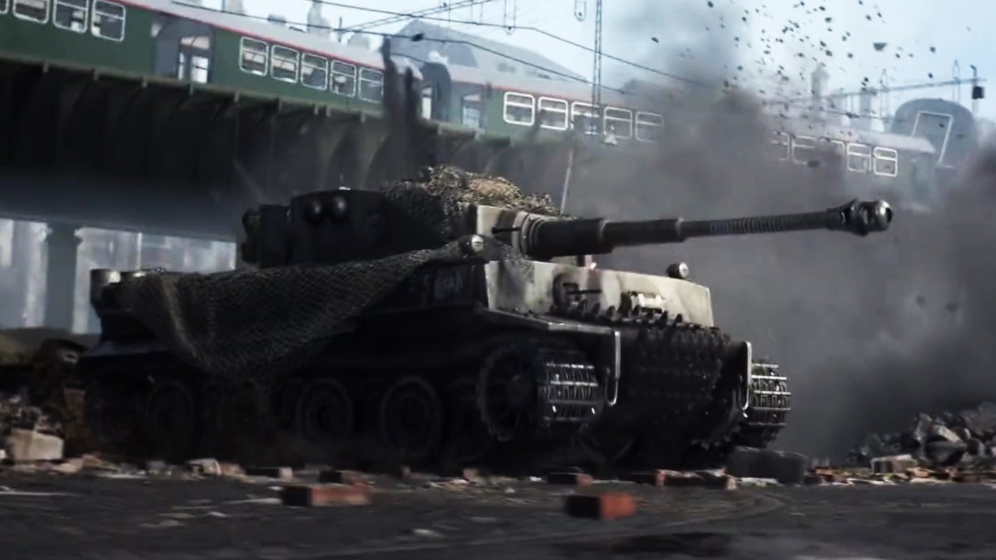 Battlefield 5 - Trailer zum ersten DLC zeigt gewaltige Panzerschlacht auf der neuen Map