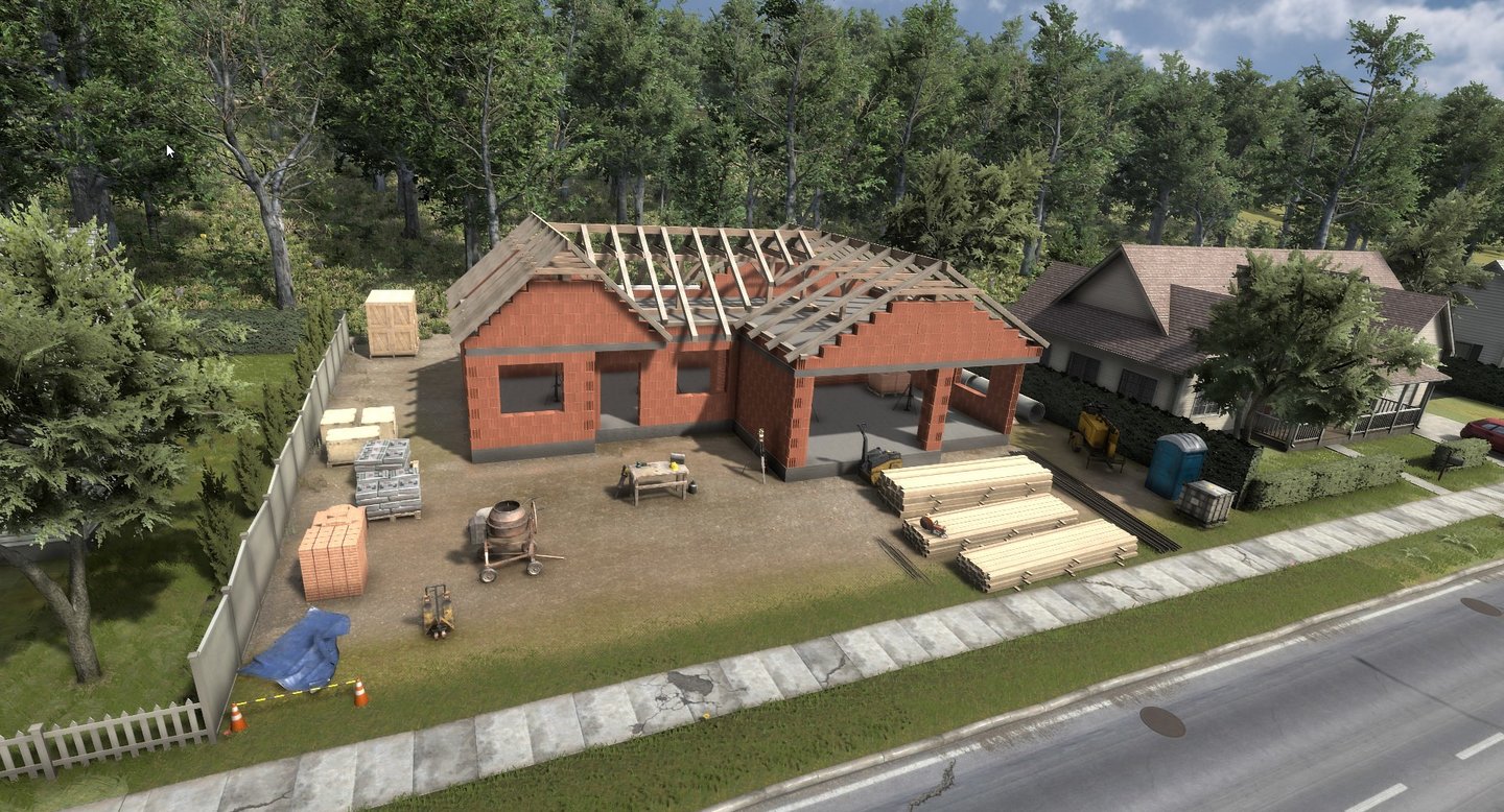 Builder Simulator - Verwirklicht euren Traum vom eigenen Hausbau (zumindest digital)