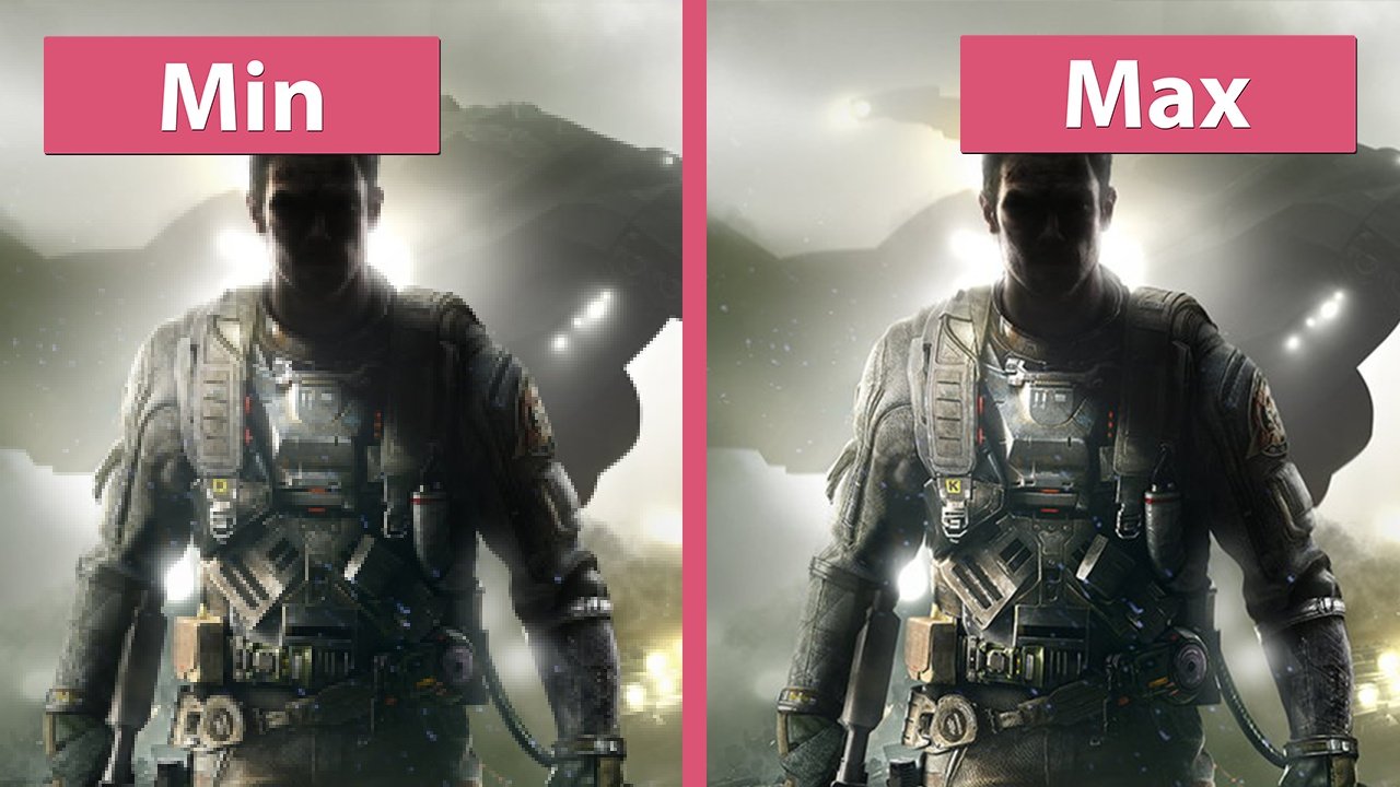 Call of Duty: Infinite Warfare - Minimale und maximale Details im Grafik-Vergleich