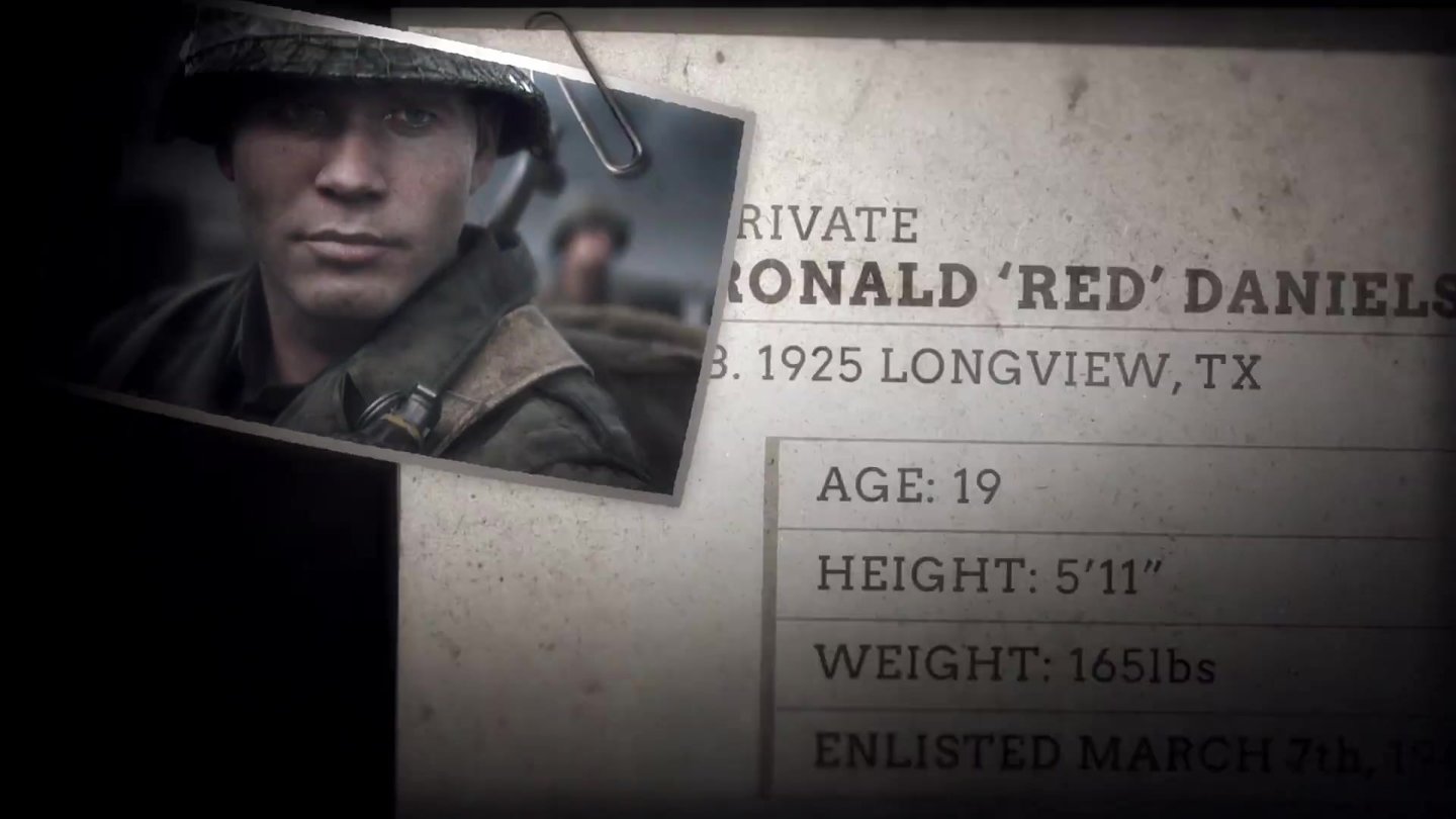 Call of Duty: WW2 - Trailer »Meet the Squad«: Red Daniels