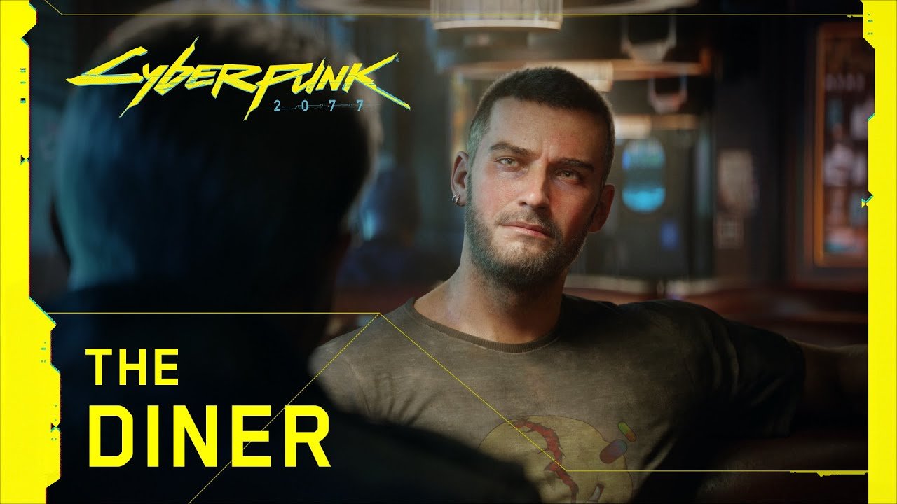 CGI-Teaser zu Cyberpunk 2077: Wenn V in ein Diner geht ...