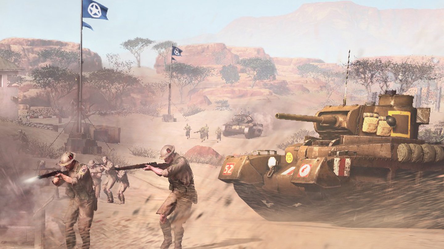 Company of Heroes 3: Unser mächtiger Panzer verteidigt eine Engstelle