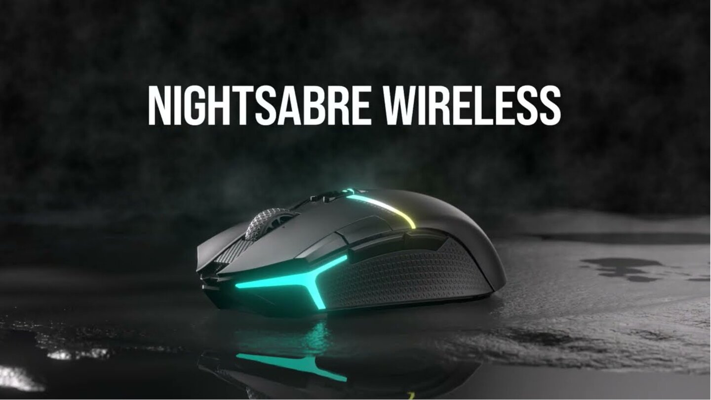 Corsair Nightsabre: Allround-Gaming-Maus mit Fokus auf Präzision