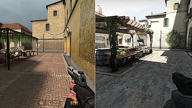Counter-Strike: Global Offensive - Grafik-Vergleich mit den Vorgänger-Spielen