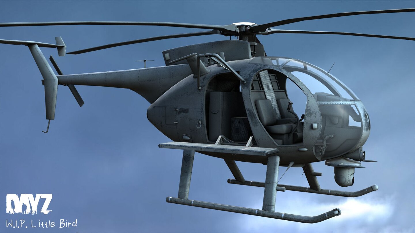 DayZ - Gameplay-Video zeigt Little-Bird-Hubschrauber in Aktion
