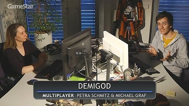 Demigod - Multiplayer-Testvideo: Petra und Michael im Duell