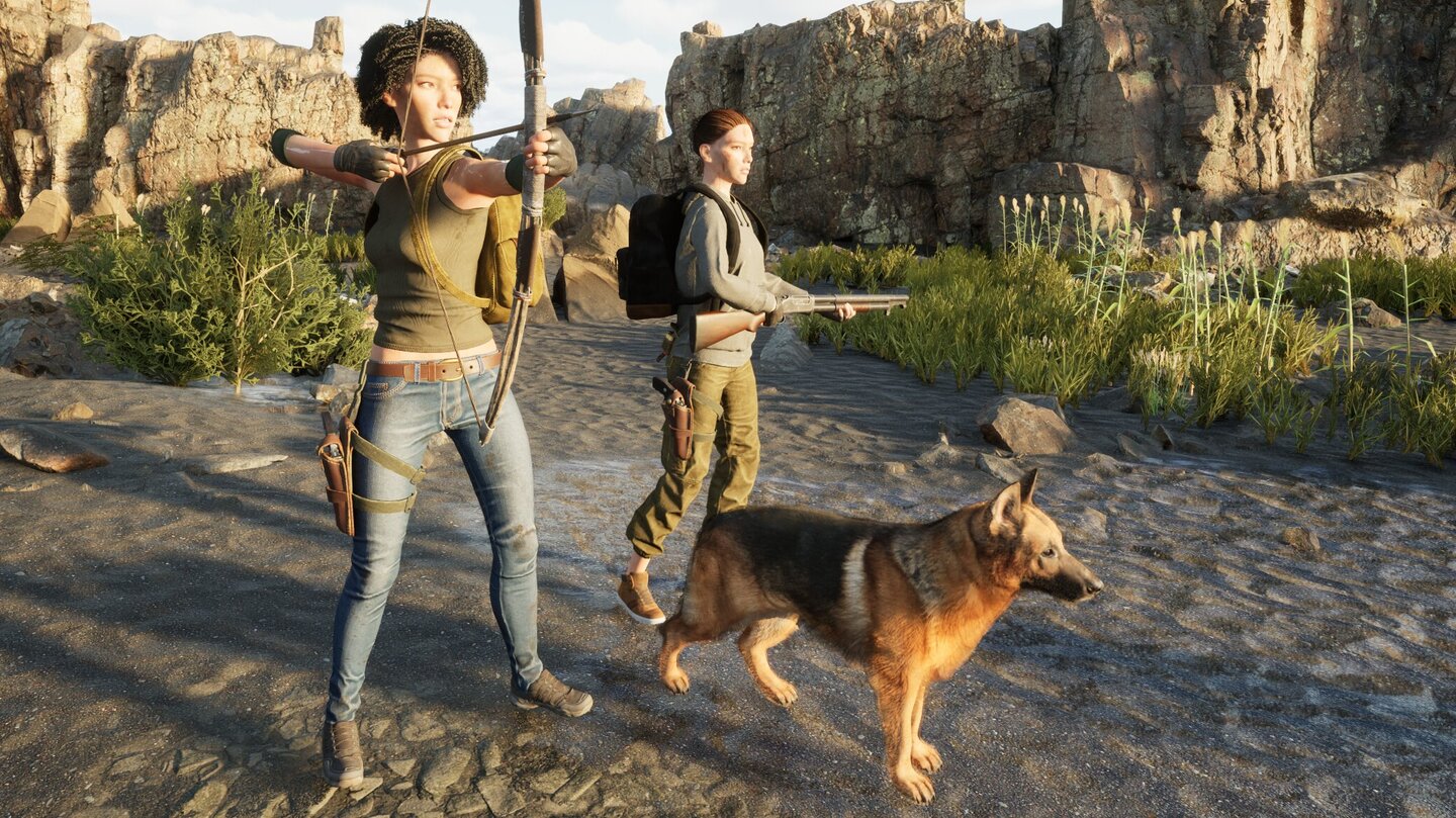 Das Survivalspiel Derelicts zeigt im neuen Trailer Basenbau und Kämpfe mit Koop-Partner und Hund