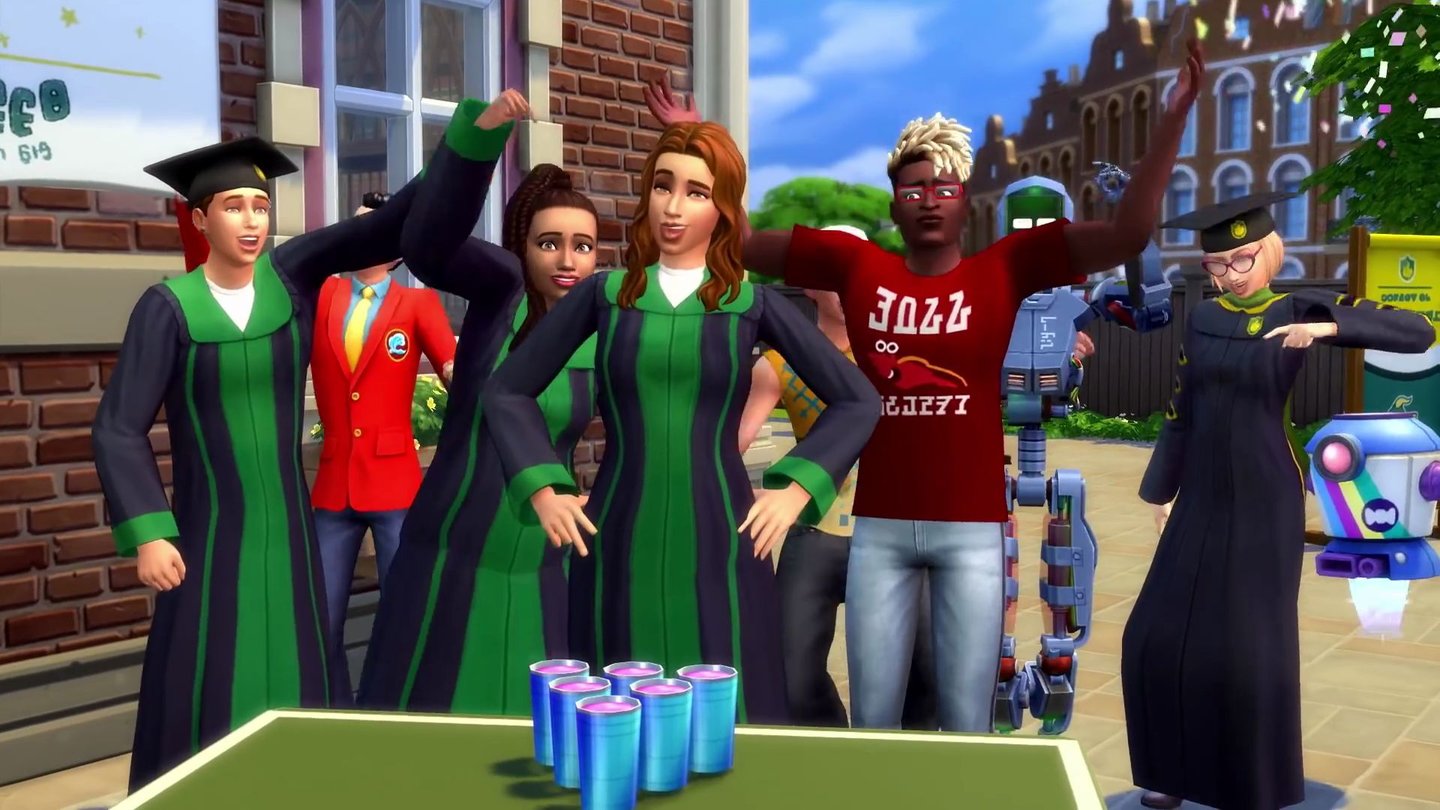 Die Sims 4 - Die neue Erweiterung An Die Uni! lässt eure Sims studieren