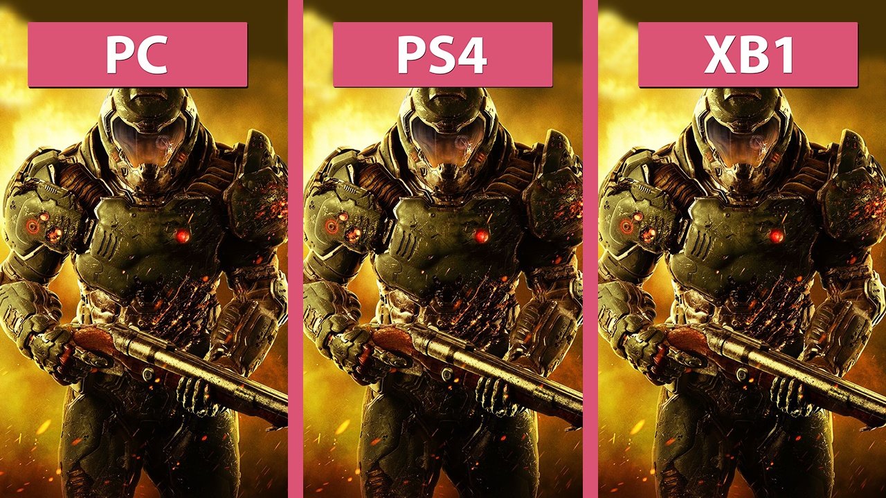 Doom (Closed Beta) - PC gegen PS4 und Xbox One im Grafik-Vergleich