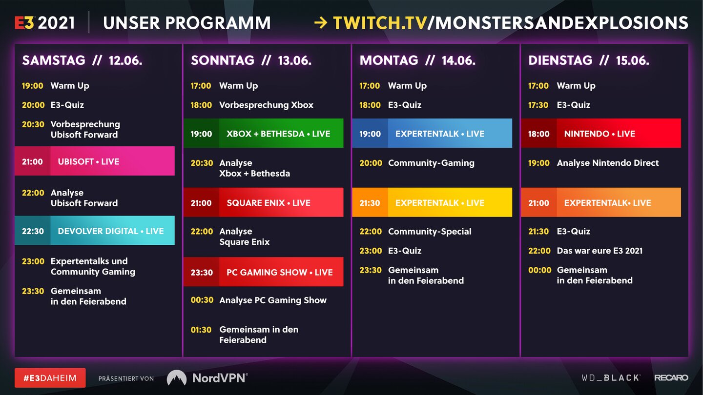 E3 2021: Das Programm von GameStar - Seht hier die ...