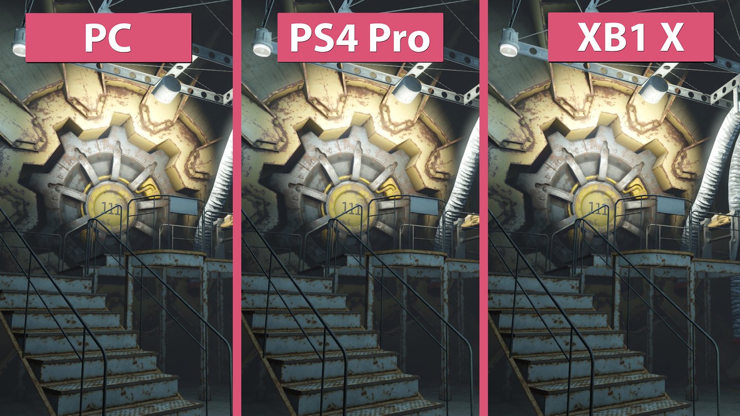 Fallout 4 - PC gegen PS4 Pro und Xbox One X im 4K-Vergleich