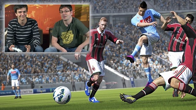 FIFA 14 - Multiplayer-Match mit der Demo mit Michael Graf und Heiko Klinge