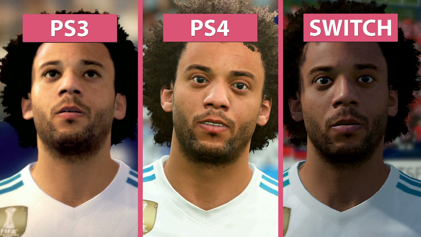 FIFA 18 - Nintendo Switch gegen PS3 und PS4 im Grafikvergleich