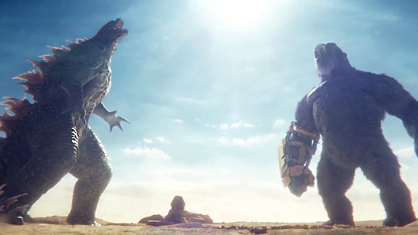 Godzilla x Kong zeigt neuen Trailer zum nächsten Aufeinandertreffen der beiden Giganten