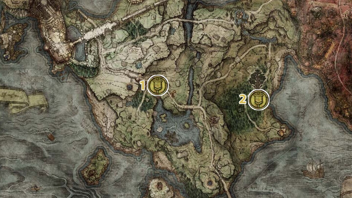 Elden Ring MapGuide Fundorte aller Kartenfragmente