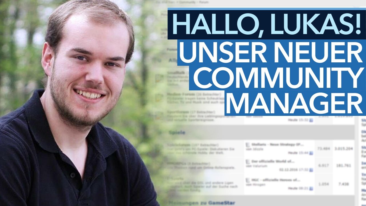 Hallo, Lukas! - Unser neuer Community Manager stellt sich vor