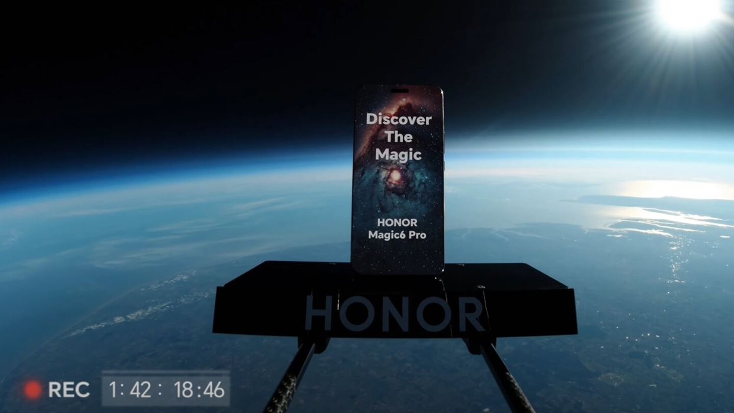 Honor schickt das Magic 6 Pro ins All, um mit der Laufzeit unter Extrembedingungen zu beeindrucken