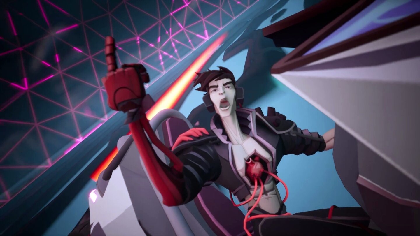 Im neuen Cyberpunk-Rennspiel Gripper entreißt ihr Gegnern ihre Metall-Herzen