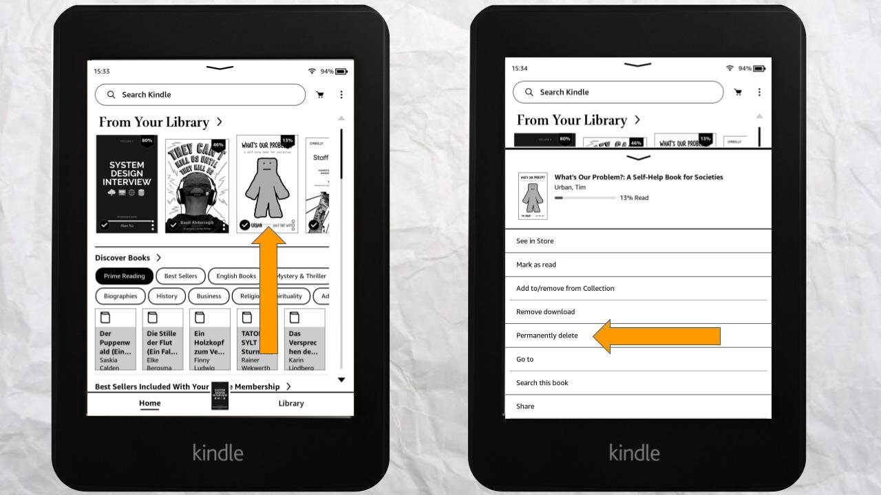 So löscht ihr Bücher auf dem Kindle dauerhaft SchrittfürSchrittAnleitung