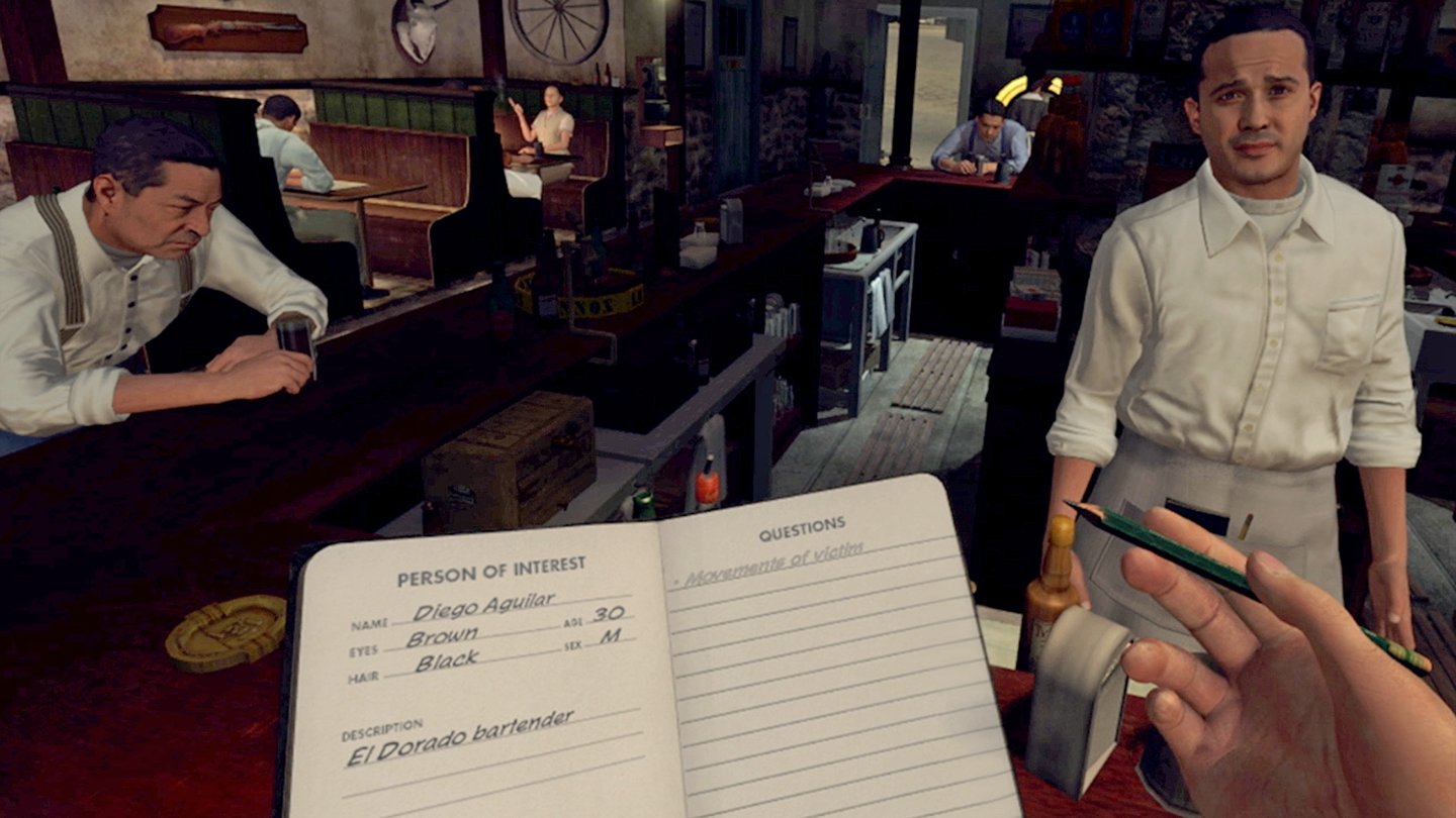 L.A. Noire - The VR Case Files - Gameplay-Video aus der VR-Version