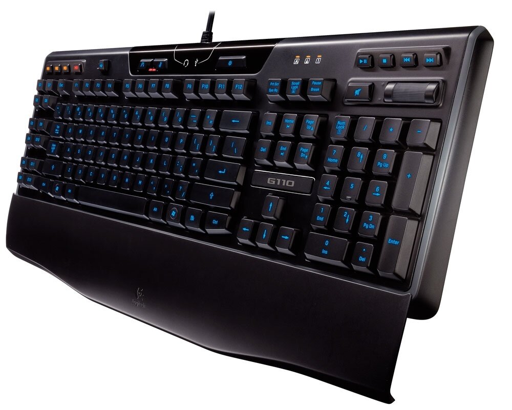 specielt forbruge skildpadde Logitech G110 - Neue Spieler-Tastatur mit Soundchip