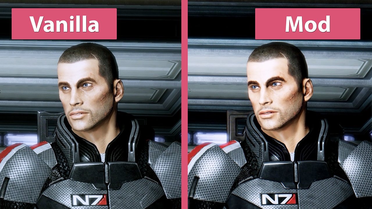 Mass Effect 2 - Subtiles Mod-Remaster im Vergleich zum Original