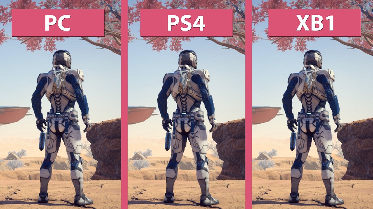 Mass Effect: Andromeda - PC gegen PS4 und Xbox One im Grafik-Vergleich