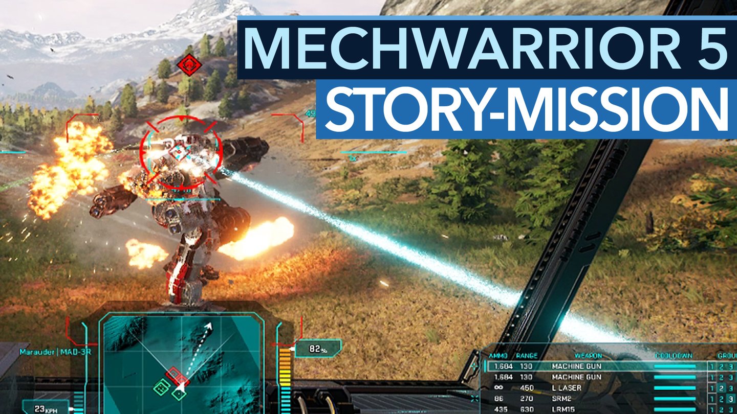 MechWarrior 5 - Gameplay-Preview: So effektvoll läuft eine Story-Mission ab