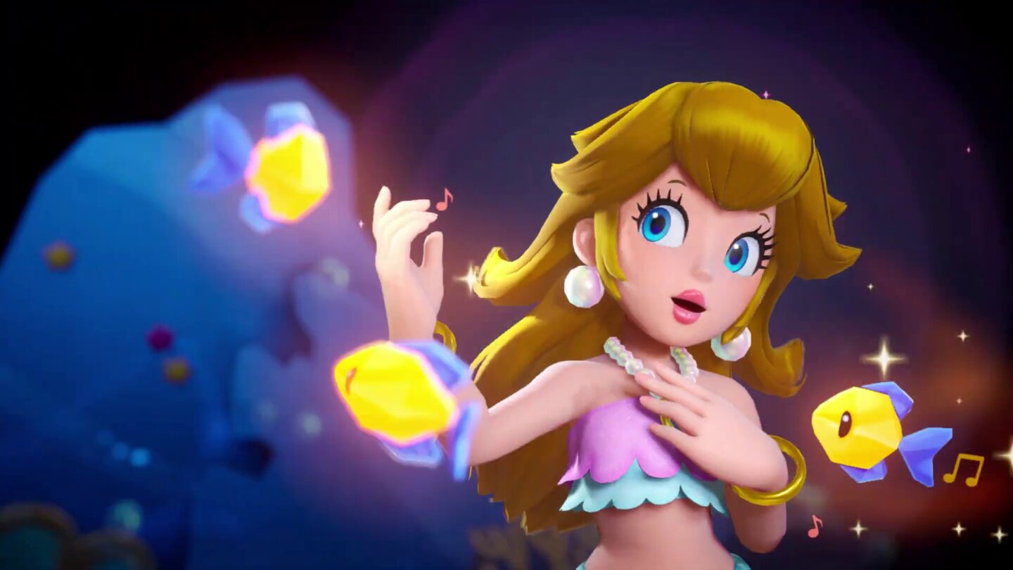 Meisterdiebin, Superheldin und noch mehr: Prinzessin Peach zeigt ihre Rollen im Solo-Spiel Showtime!