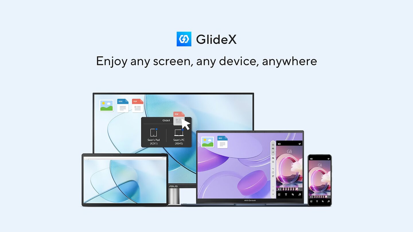 Mit GlideX könnt ihr euer Handy oder Tablet als zweiten Bildschirm verwenden