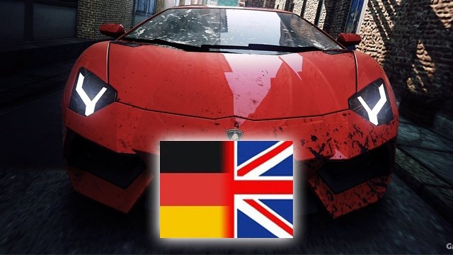 Need for Speed: Most Wanted - Sprachvergleich DeutschEnglisch