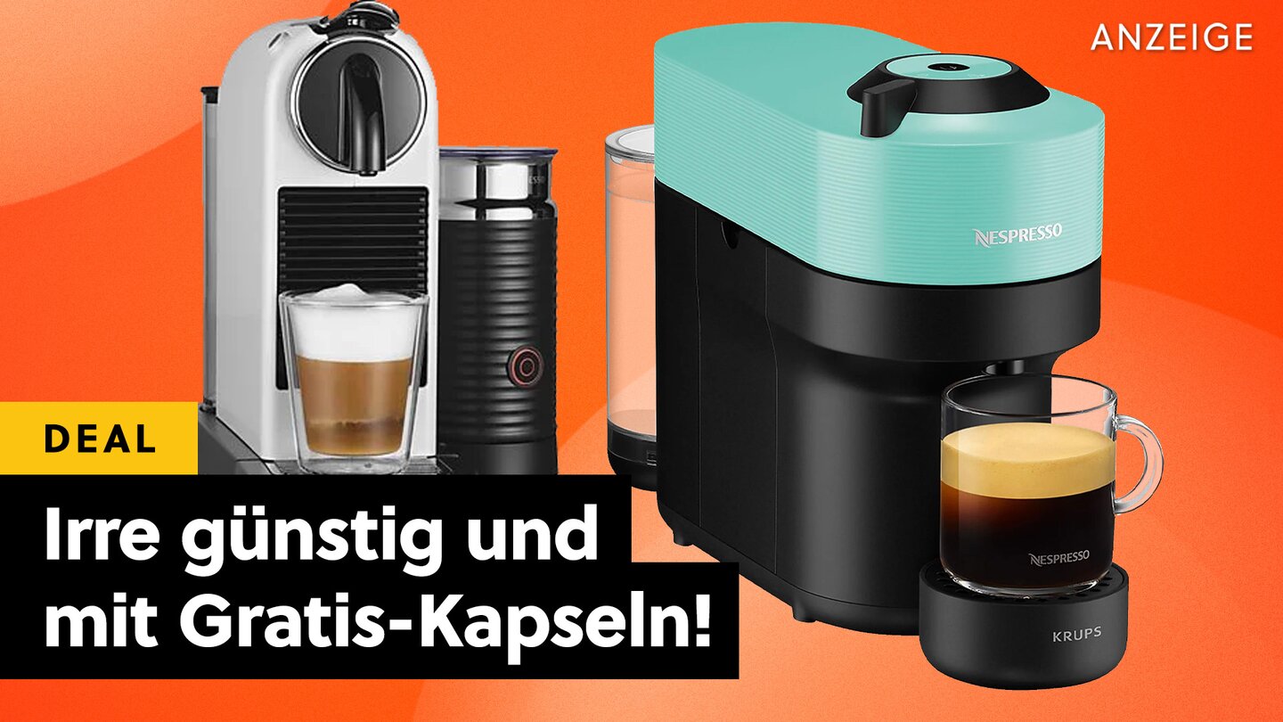 Die wohl schnellsten Kaffeemaschinen der Welt gibt's bei MediaMarkt gerade teils zum halben Preis