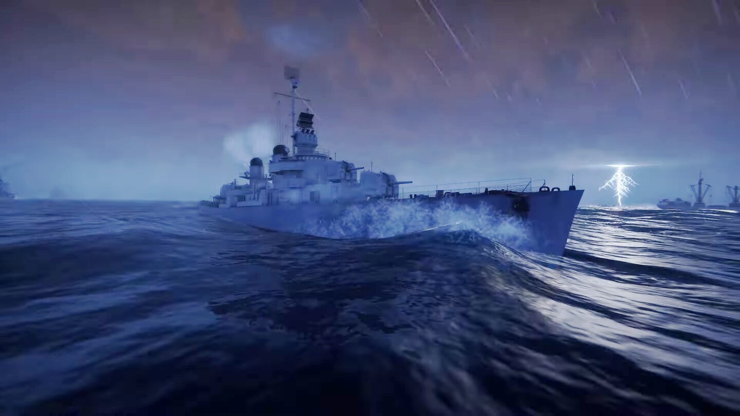 Neue WW2-Sim Destroyer zeigt im Trailer die realistische Jagd auf U-Boote