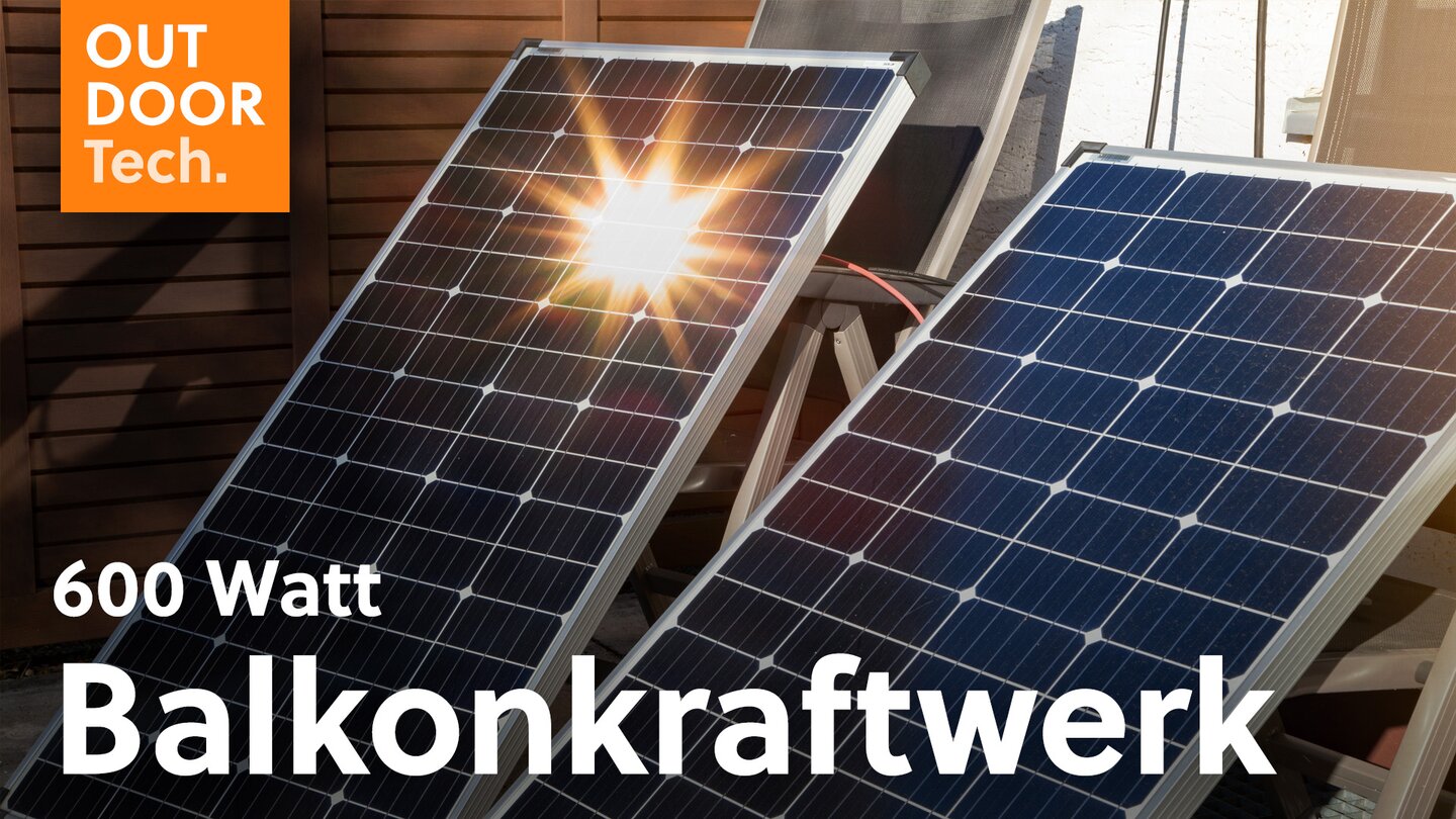 400 Watt Balkonkraftwerk - Mini Solaranlage Komplettset