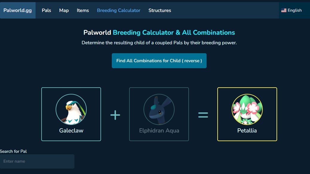 Palworld: Breeding Calculator - Das Züchten Eurer Pals Wird Mit Zucht ...