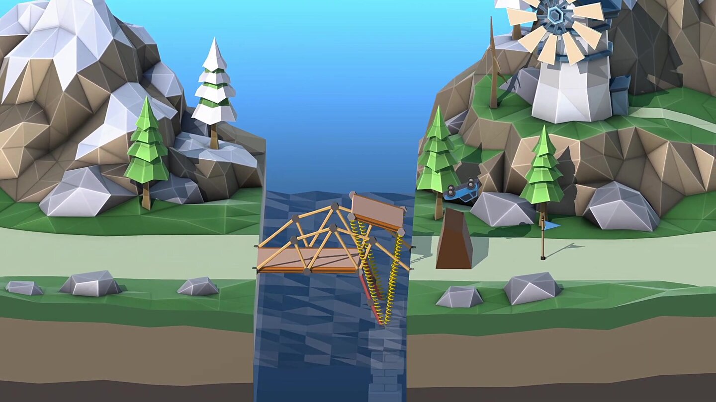 Poly Bridge 2 - Launch-Trailer des Brücken-Puzzlespiels