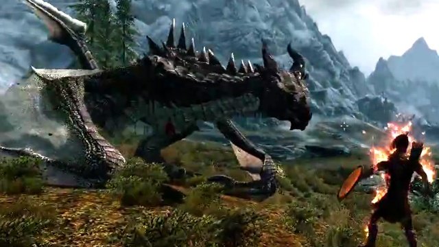 The Elder Scrolls 5: Skyrim - Gameplay-Video #3: Mammuts, Trolle und Drachen