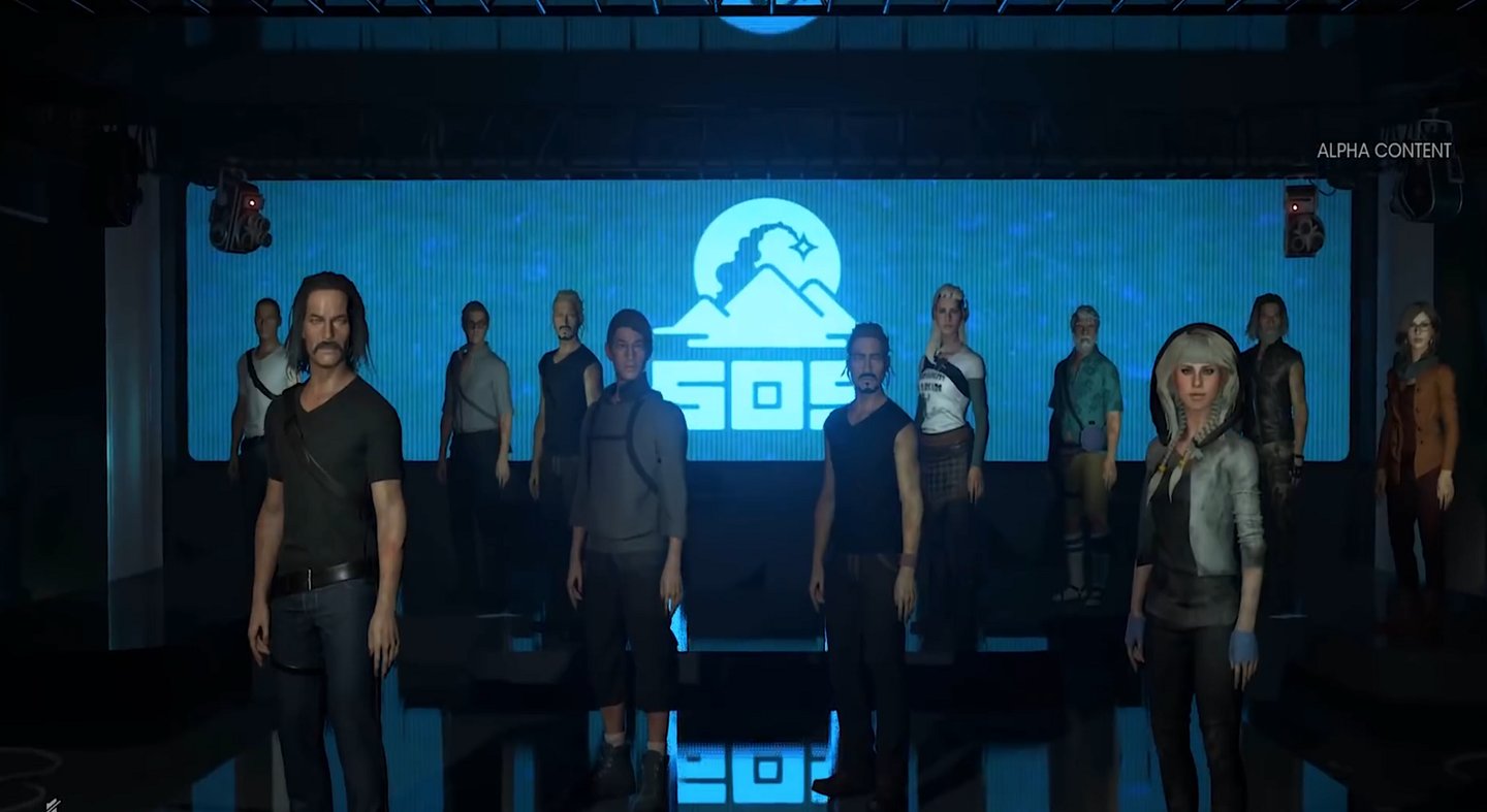 SOS - Survival-Spiel mit eigener Streaming-Plattform im Alpha-Trailer