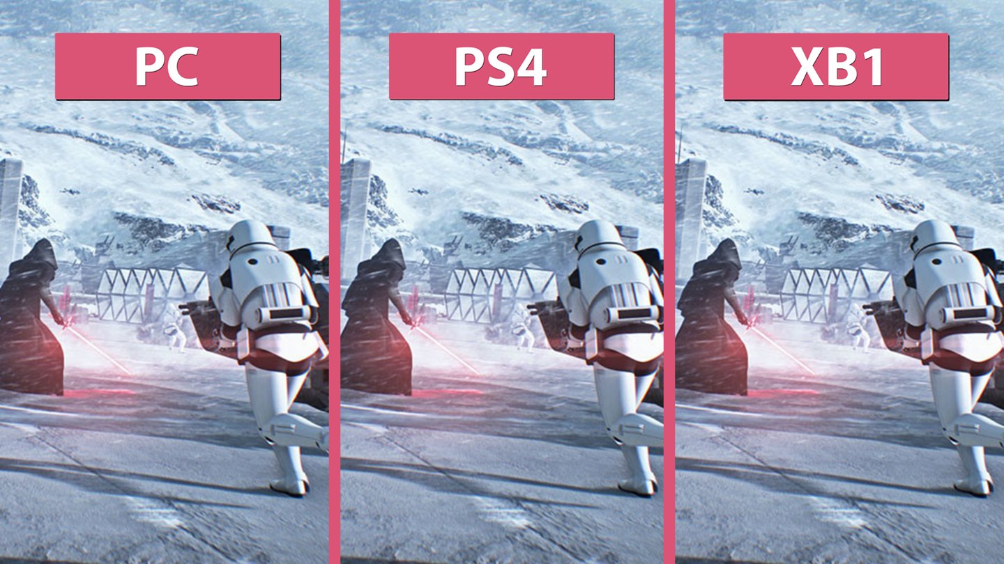Star Wars: Battlefront 2 - PC gegen PS4 und Xbox One im Grafikvergleich