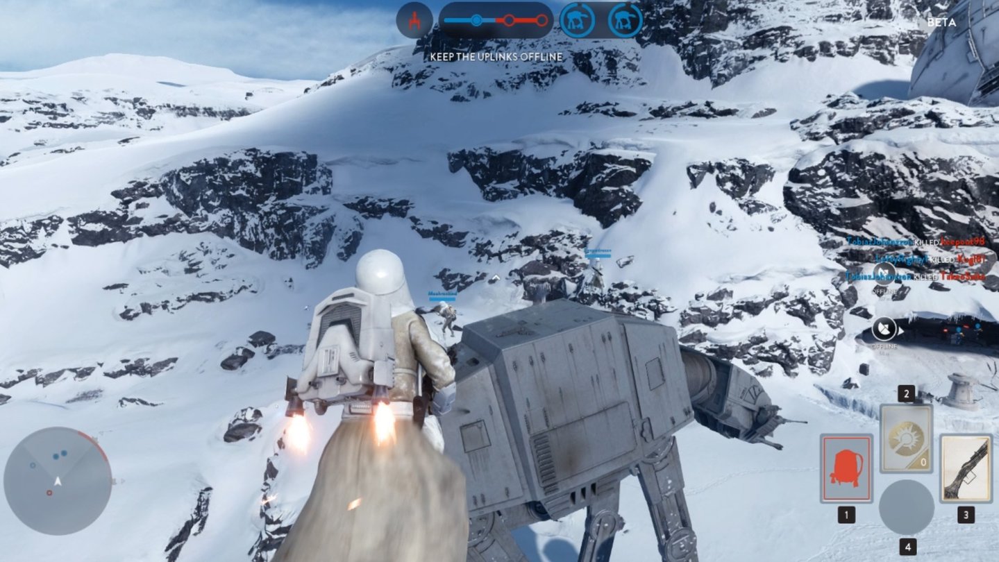 Star Wars: Battlefront - Gameplay-Video zeigt Ritt auf dem AT-AT