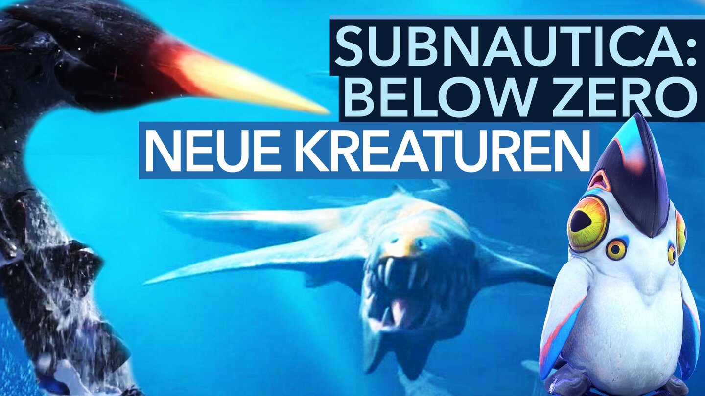 Subnautica: Below Zero - 12 tolle, neue Kreaturen aus der Fortsetzung