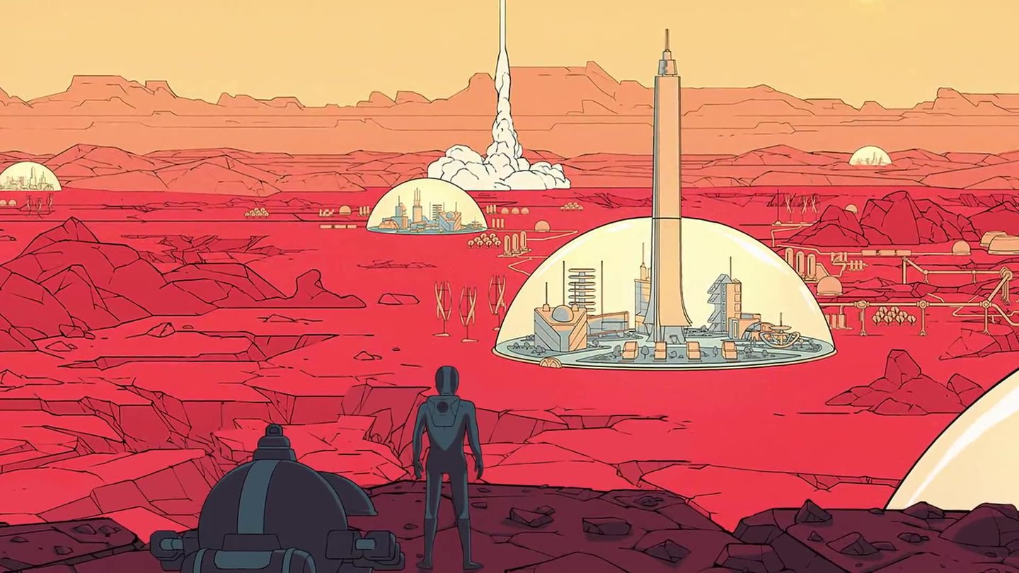 Surviving Mars - Neuer Trailer zeigt Besiedlung des Planeten und Koloniekuppeln