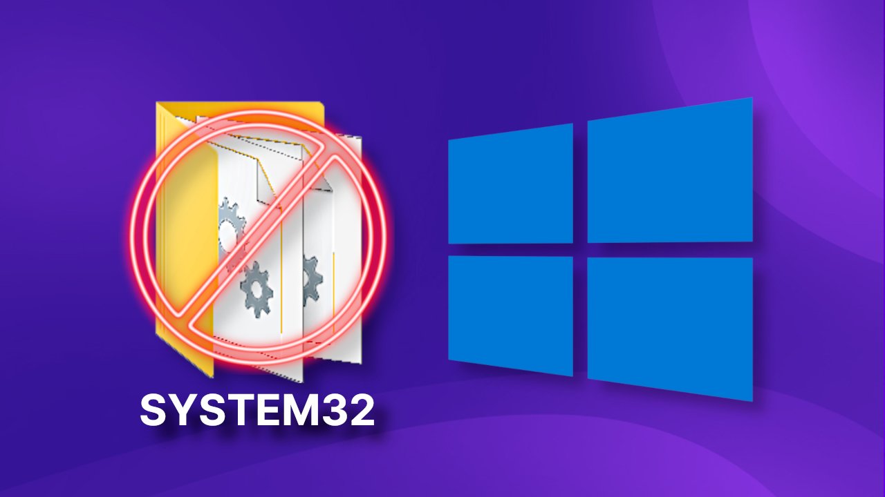 Nicht nachmachen! - Wie schlimm ist es, den System32-Ordner von Windows zu löschen?