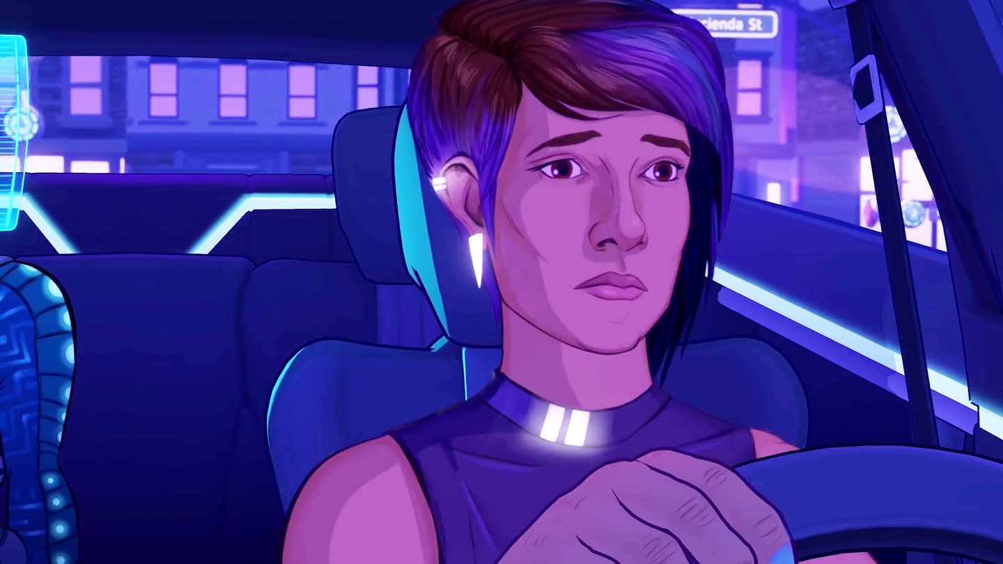 Taxi Driver 2077 - In der Cyberpunk-Dystopie von Neo Cab seid ihr der letzte echte Fahrer (Trailer)